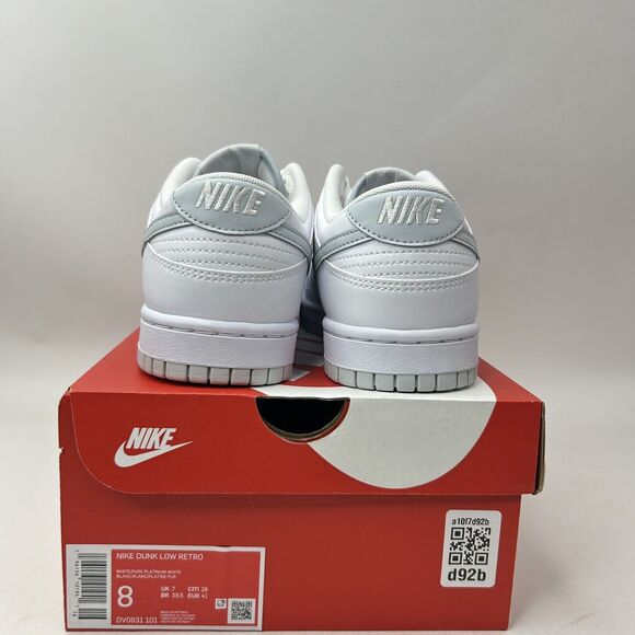 Nike Shoes Dunk Low Retro “White Pure Platinum” 2023 - Picture 4 of 5